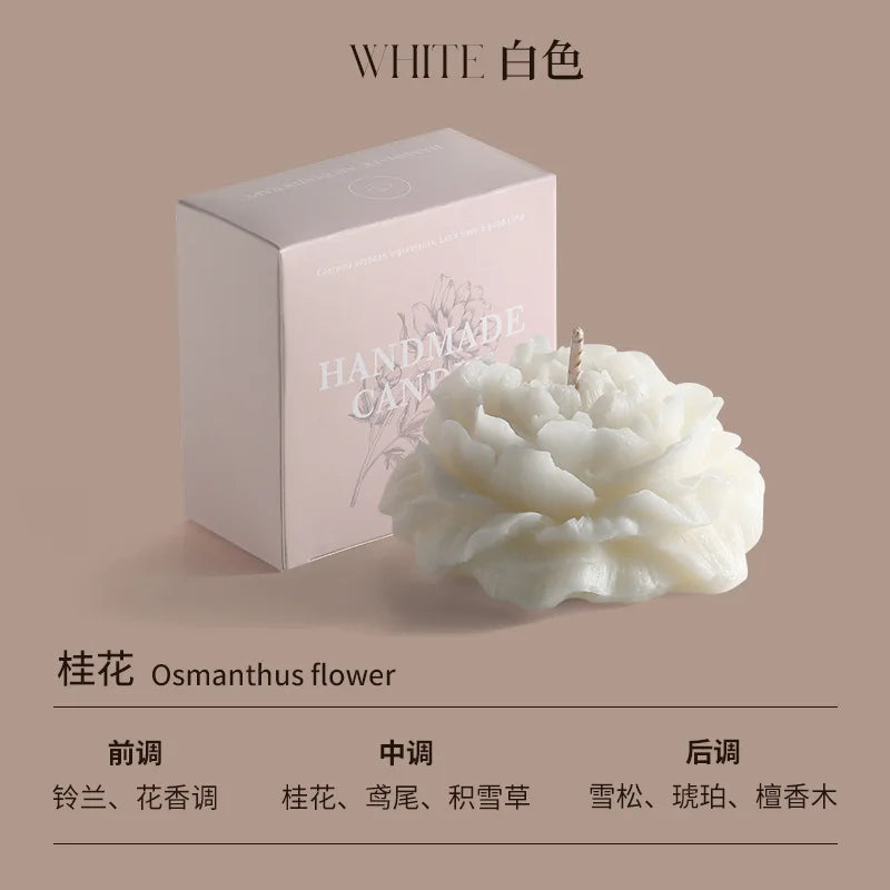 Camellia scented candles simple advanced sense yoga meditation birthday gift home decoration ornament