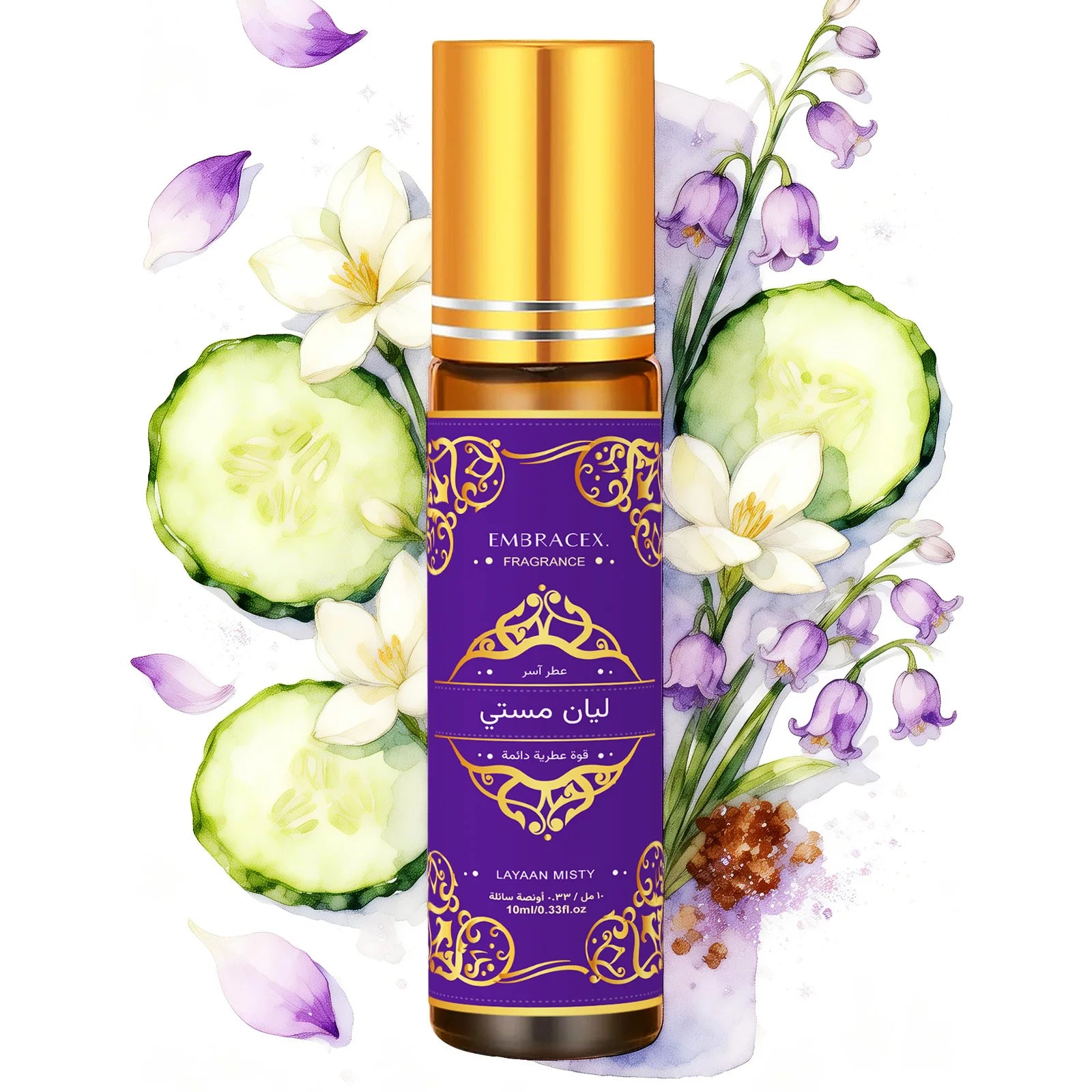 8PC/1PC 10ml Roller Essential Oils Eid al-Fitr Gift  Humidifier Six Long Lasting Scents