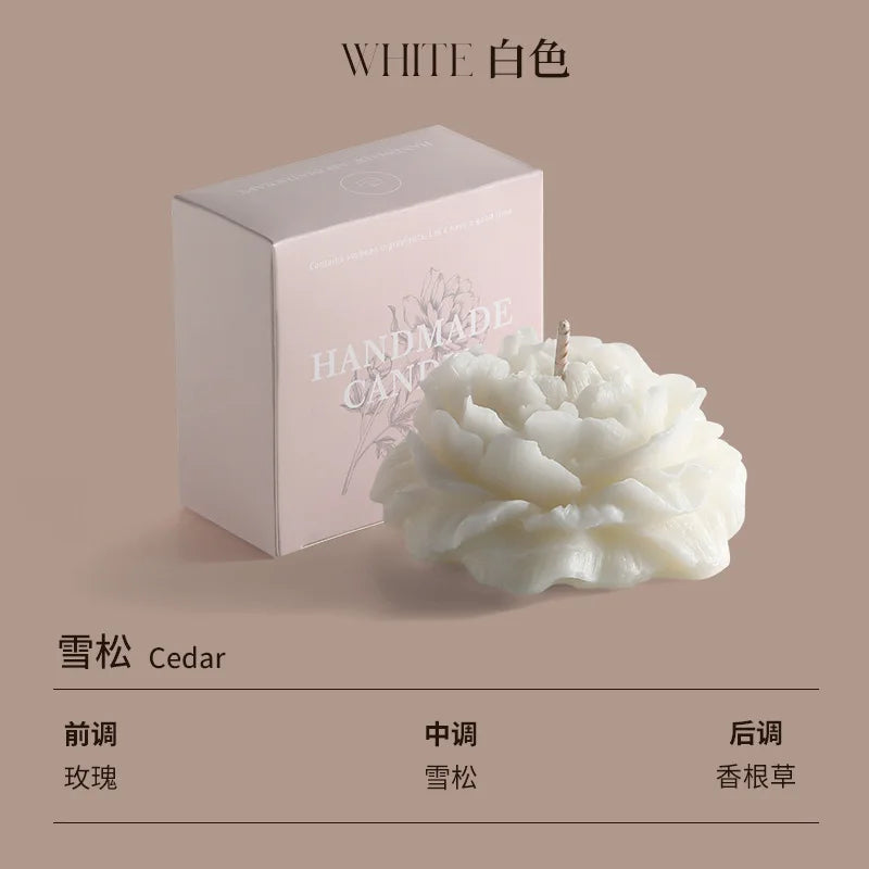 Camellia scented candles simple advanced sense yoga meditation birthday gift home decoration ornament